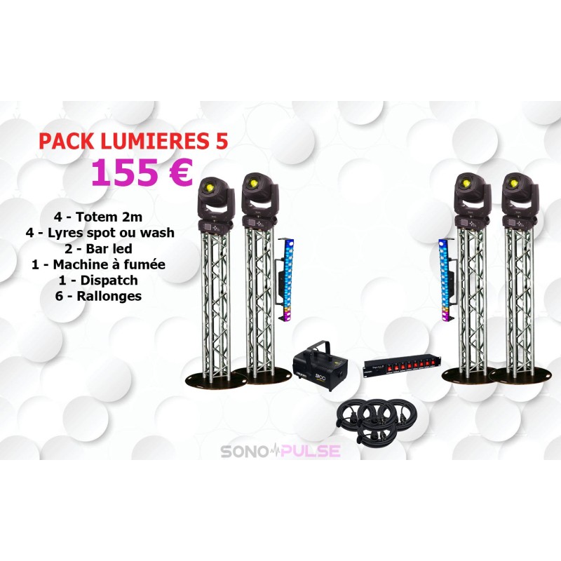 Location PACK LUMIERES 5