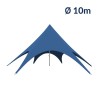 Location Tente de réception étoile BLEUE Ø10m