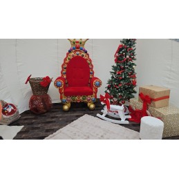 Location siège / trône de noël